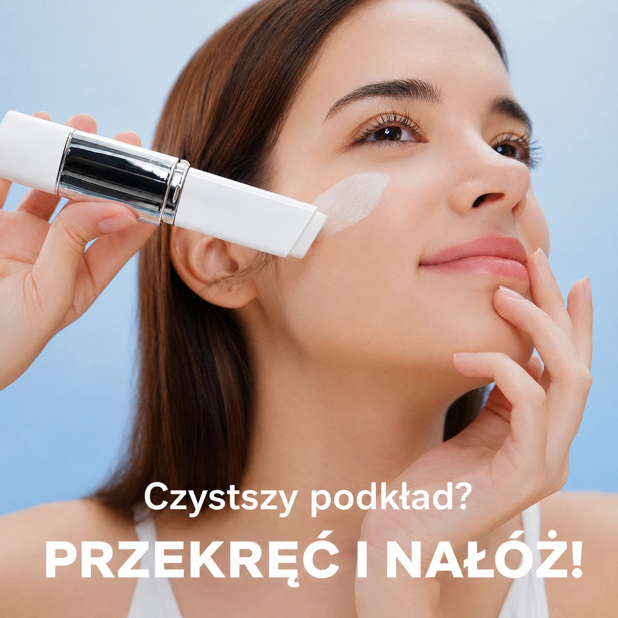 Podkład 2 w 1 ze zintegrowanym pędzelkiem